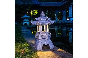 DIBIEECN Japanese Garden Decor Pagoda Garden Statue