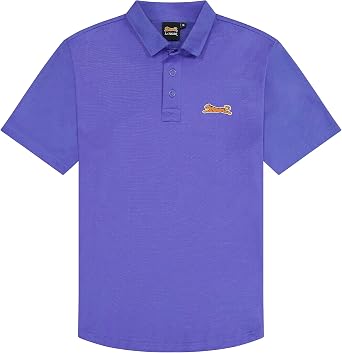 Le TIGRE Mens Classic Polo - Cotton, Polyester, and Elastane Blend Collared Short Sleeve Shirt with Button Closure