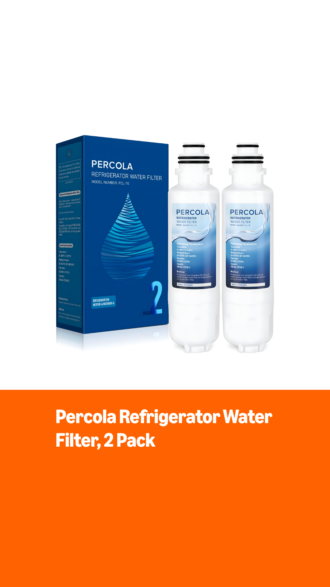 Amazon.com: PERCOLA HX2019FR-A/HX2019F-A Water Filter Replacement