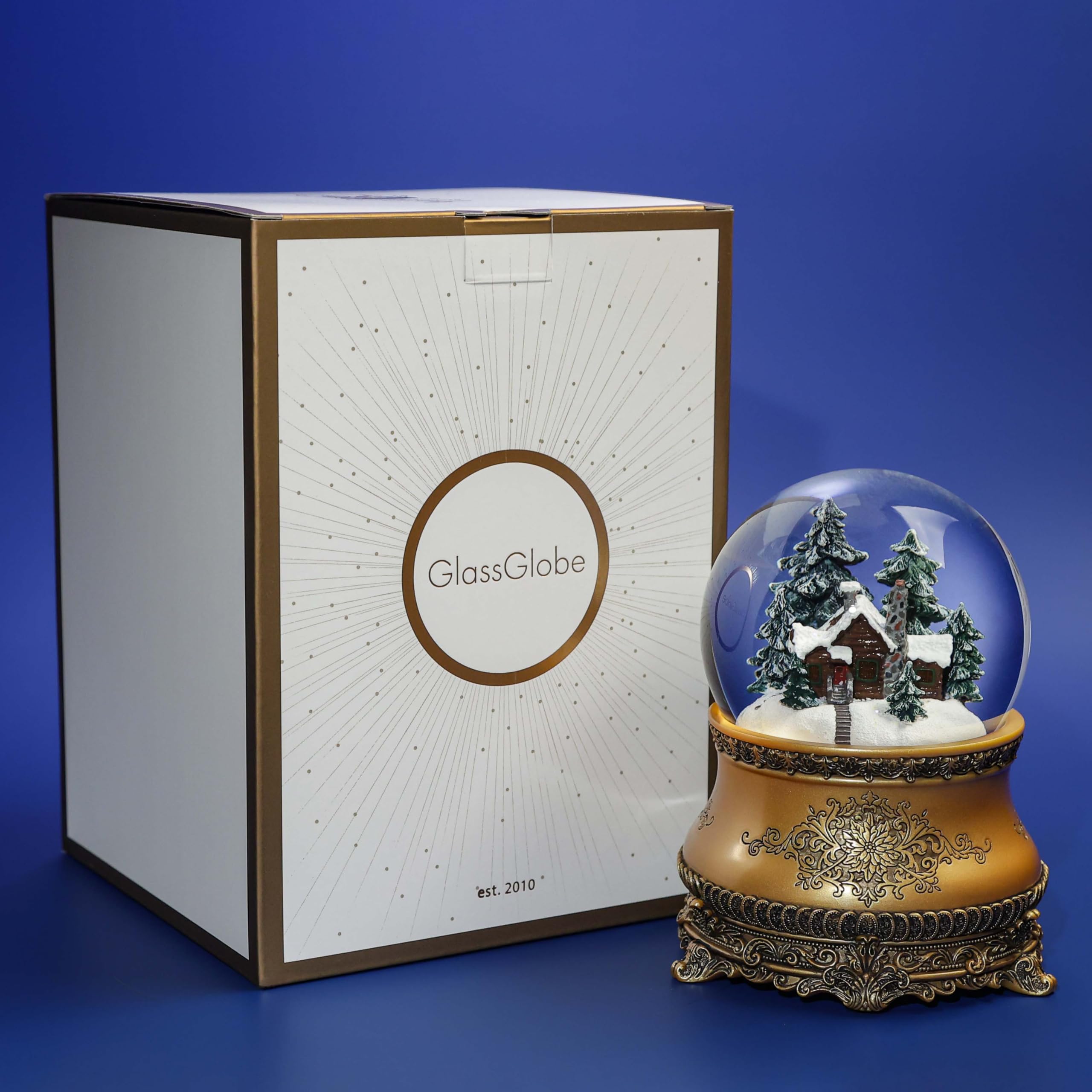 Globe De Neige De Noël Antique D'eau En Verre Globe De Ange - Buy Globe De Neige