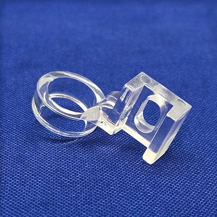 YEQIN Low Shank Clarity Clear Ruler Patchwork Sewing Presser Foot 1/4