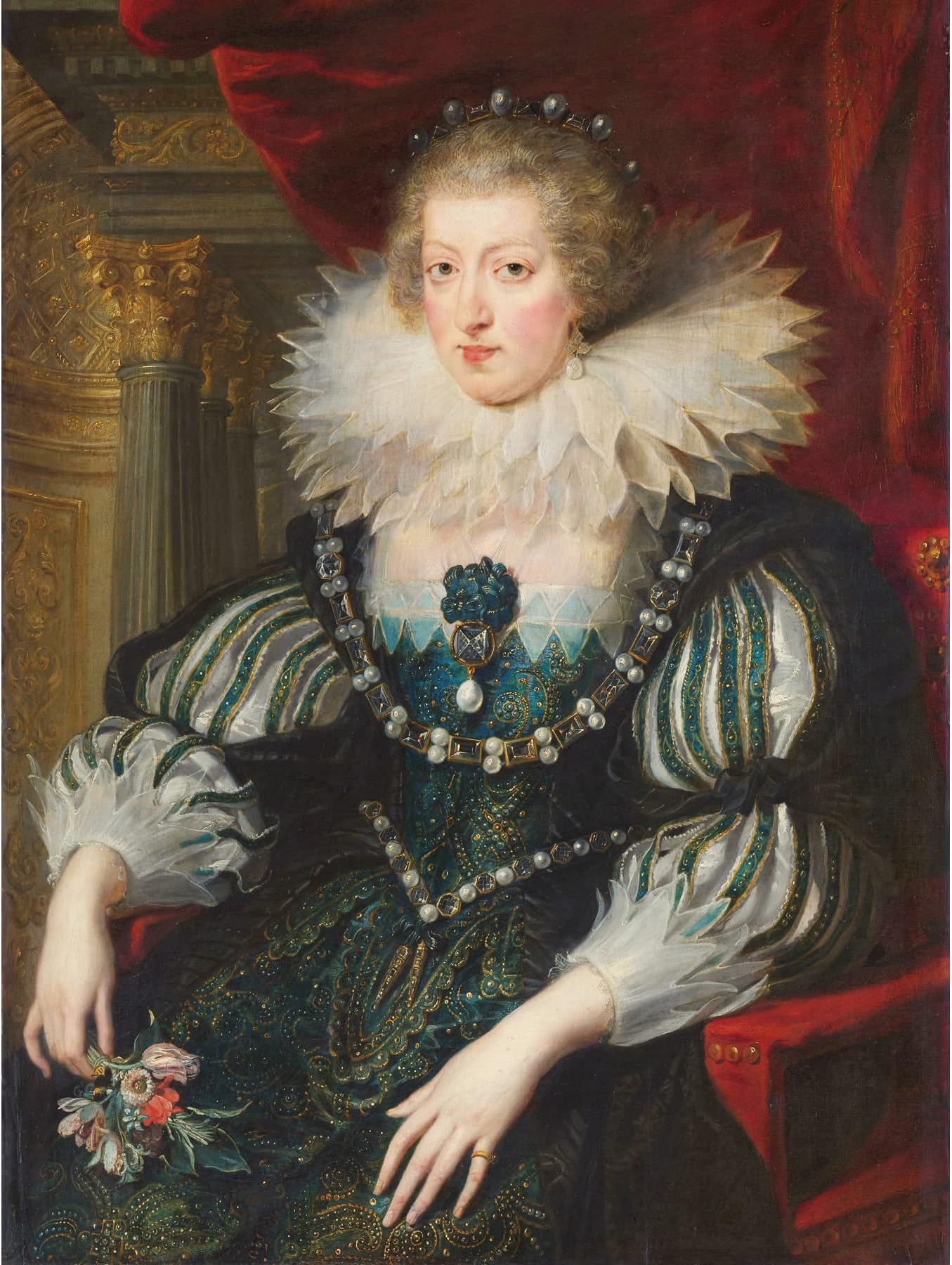 Artery8 Peter Paul Rubens Anne Austria Wife Of Louis Xiii Extra Large XL Wall Art Poster Print