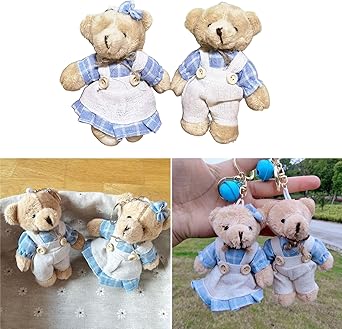 Amazon.co.jp: ROYALEAD 2個 かわいいカップルキーホルダー