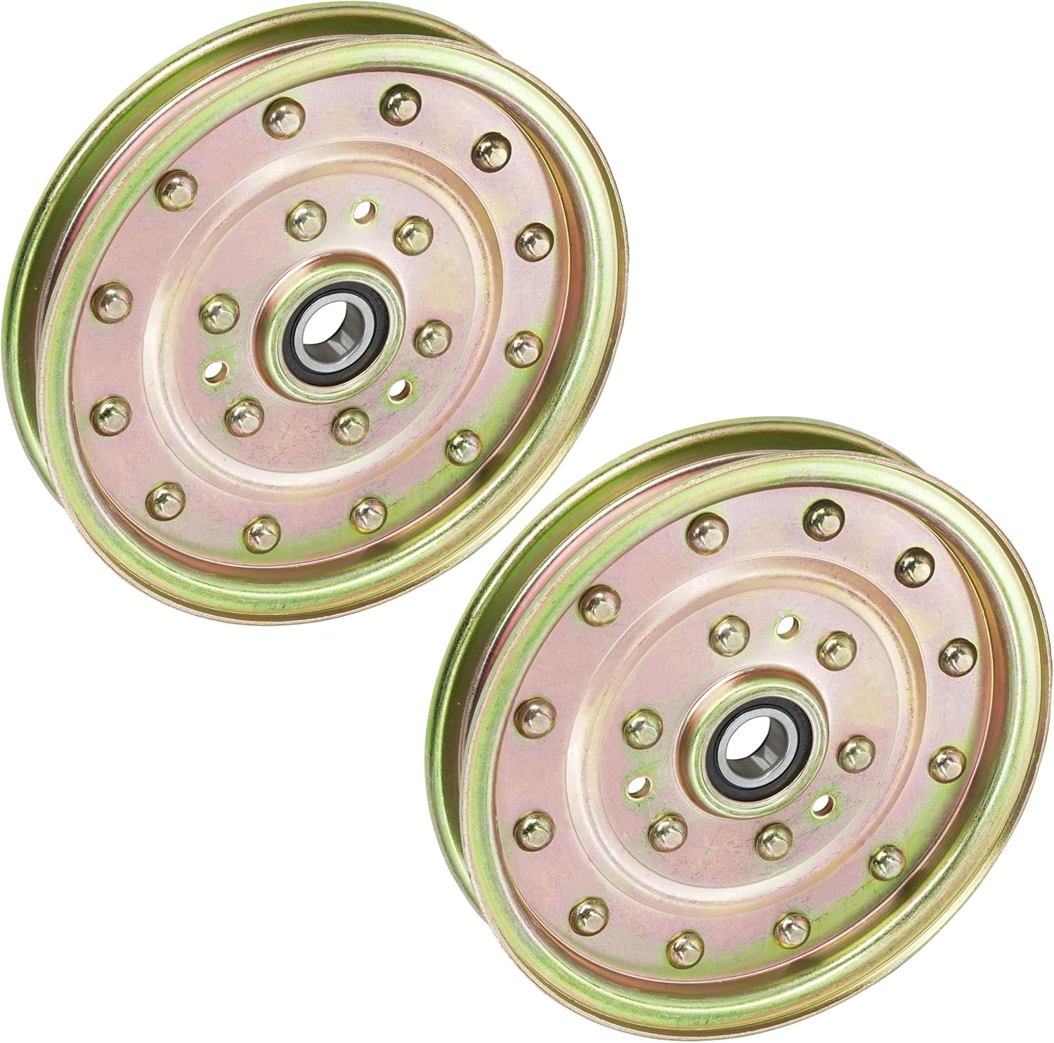 Caltric 781385 10226 Deck Idler Pulleys Compatible with Hustler Super Z Rotary/RD Diesel Z/Super Z / XR7 Super 54" 60" 66" 72" Deck
