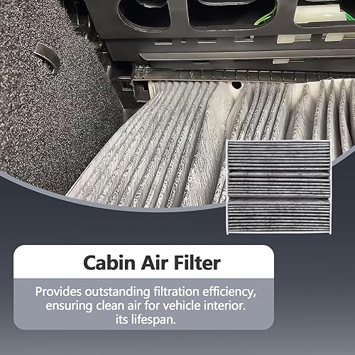 Miniatura 2 de Filtro de aire de cabina compatible con Benz A220 2019-2022, CLA250 2020-2023, AMG GLB35, GLB250, AMG CLA35, AMG GLA35, EQB250, EQB300, EQB350,
