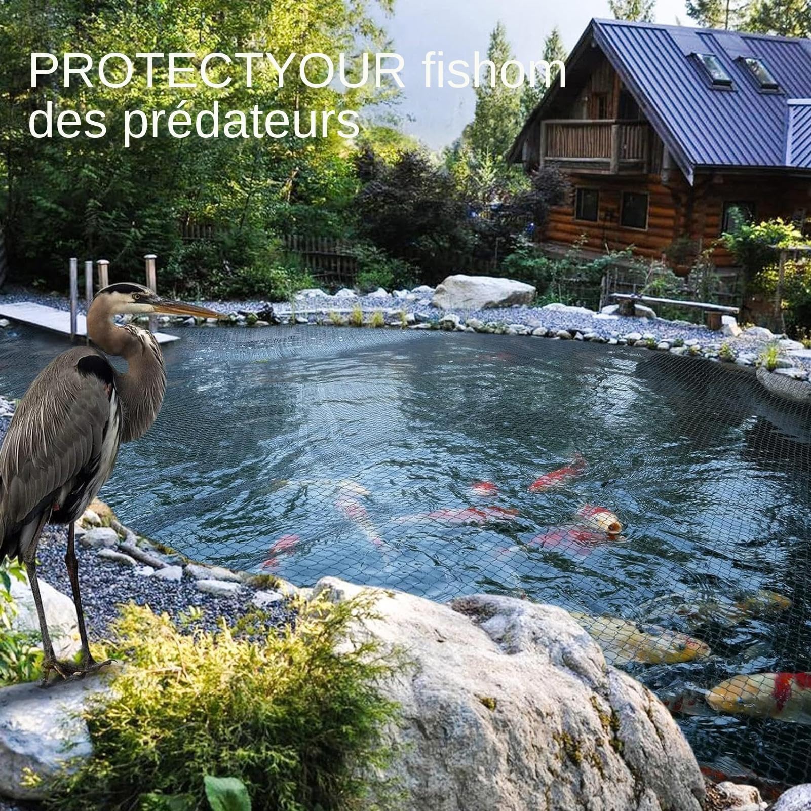 Red para pájaros de 4 x 10 m, protección de jardín para árboles frutales, espacios al aire libre, malla antipájaros para protección eficaz de cultivos