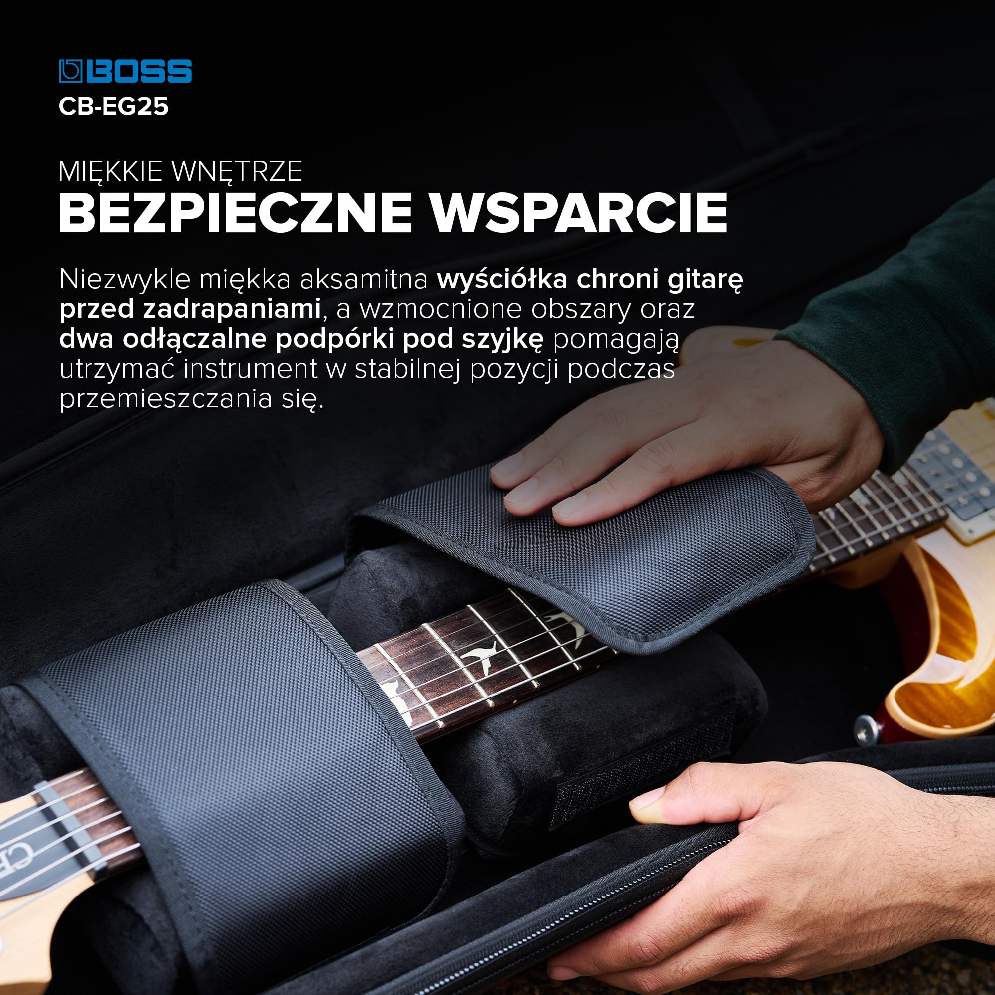 BOSS CB-EG25 Premium, Półsztywny Pokrowiec na Gitarę Elektryczną