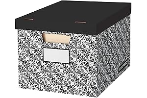 Bankers Box 10-Pack STOR/FILE Decorative Medium-Duty File Boxes: The Elegant Solution for Your Filing Needs