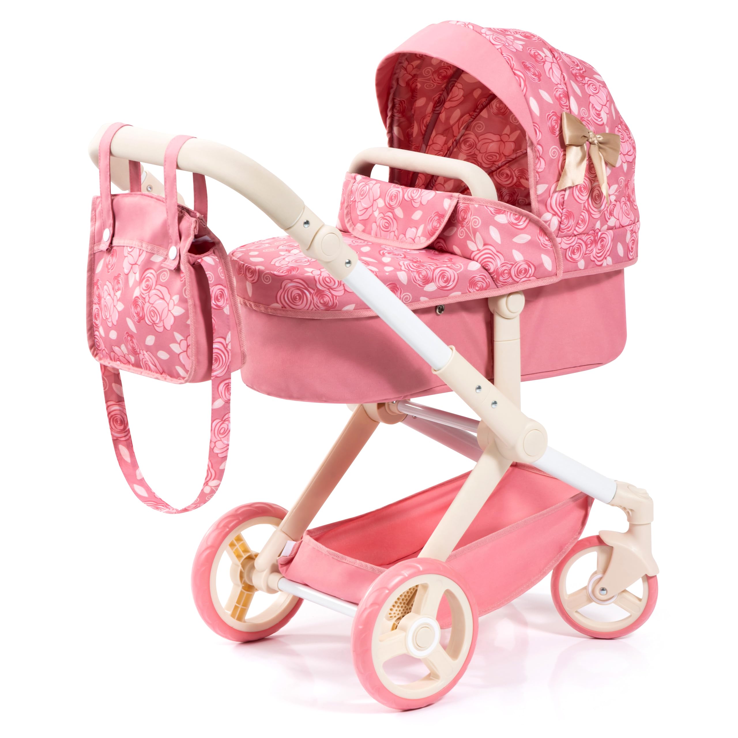 Bayer Design Dolls pram XEO with bag, convertible, height-adjustable handle