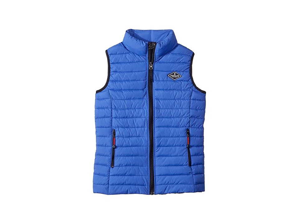 

Joules Kids Packaway Vest (Toddler/Little Kids/Big Kids) (Dazzling Blue) Boy's Vest