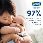 Cetaphil Laver les bébés & Shampooing avec calendule biologique - Sans la déchirure - Sans parabène, colorant et huile minérale - 400ml Pompe
