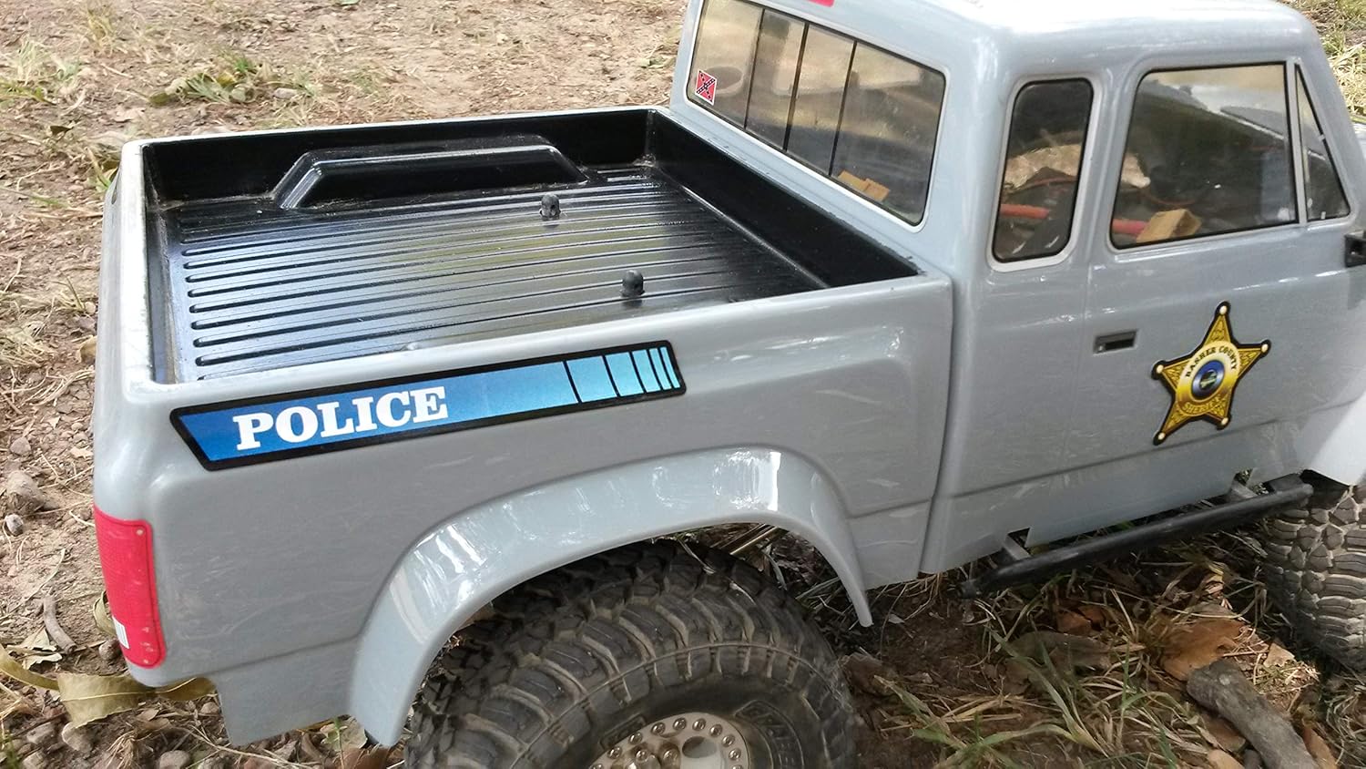 RC Car Truck Decals Stickers - Sheriff - Choose from 2 Set Styles 1/10 1/8 Scale (Modern Style Set)