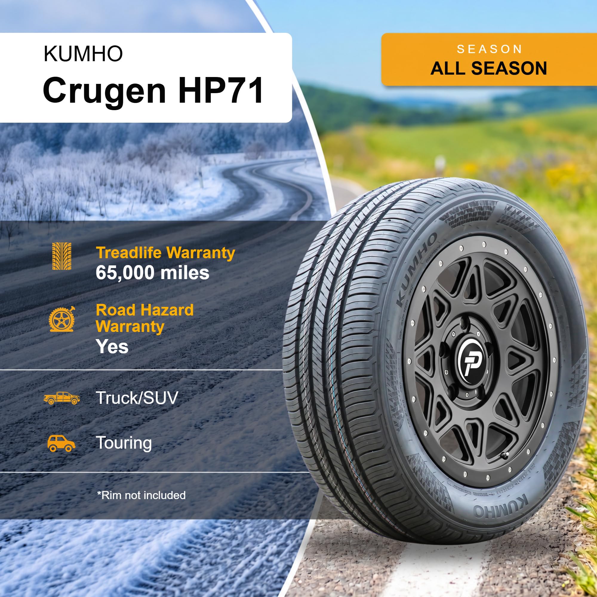 Amazon.co.jp: クムホ(KUMHO) サマータイヤ CRUGEN HP71 265/60R18