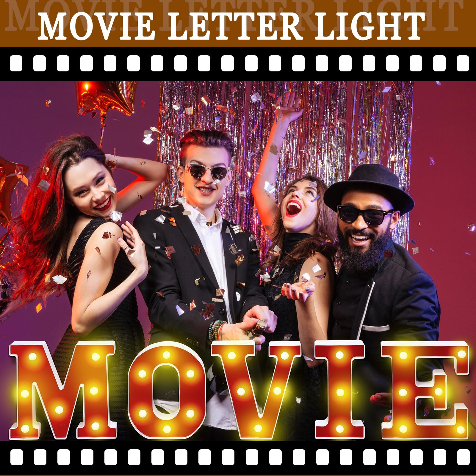 Movie Light up Letters Sign Movie Theater Decor Movie Theater Decor ...