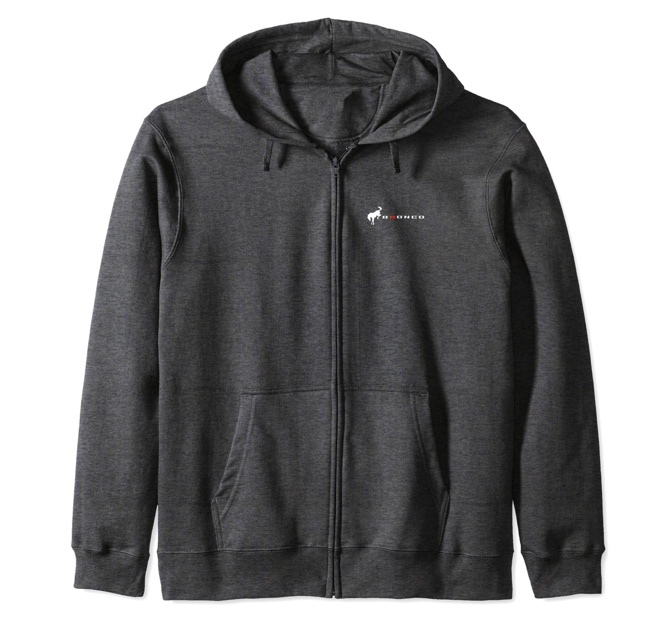 Ford Bronco R Left Chest Logo Zip Hoodie