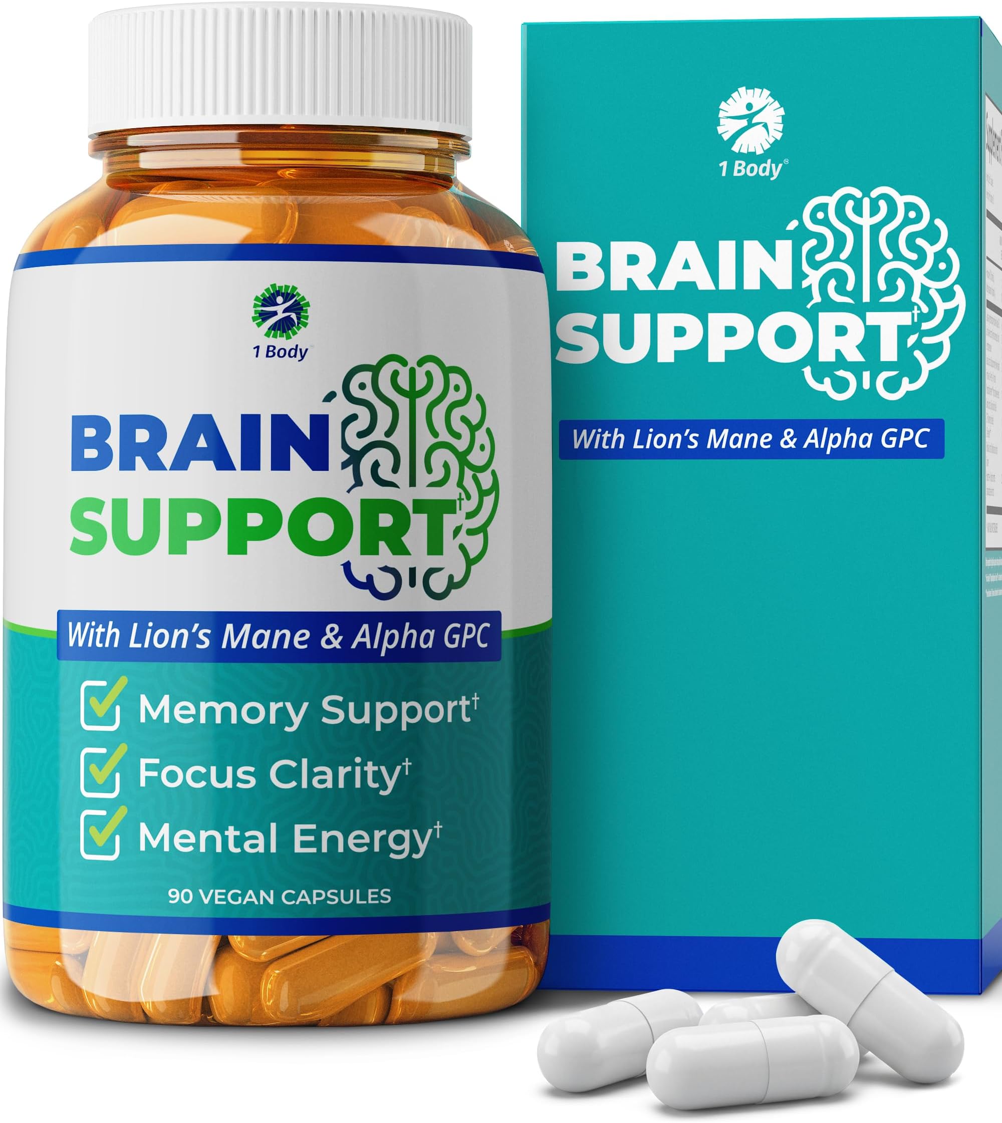 1 Body Support Healthy Brain Function with Nootropics