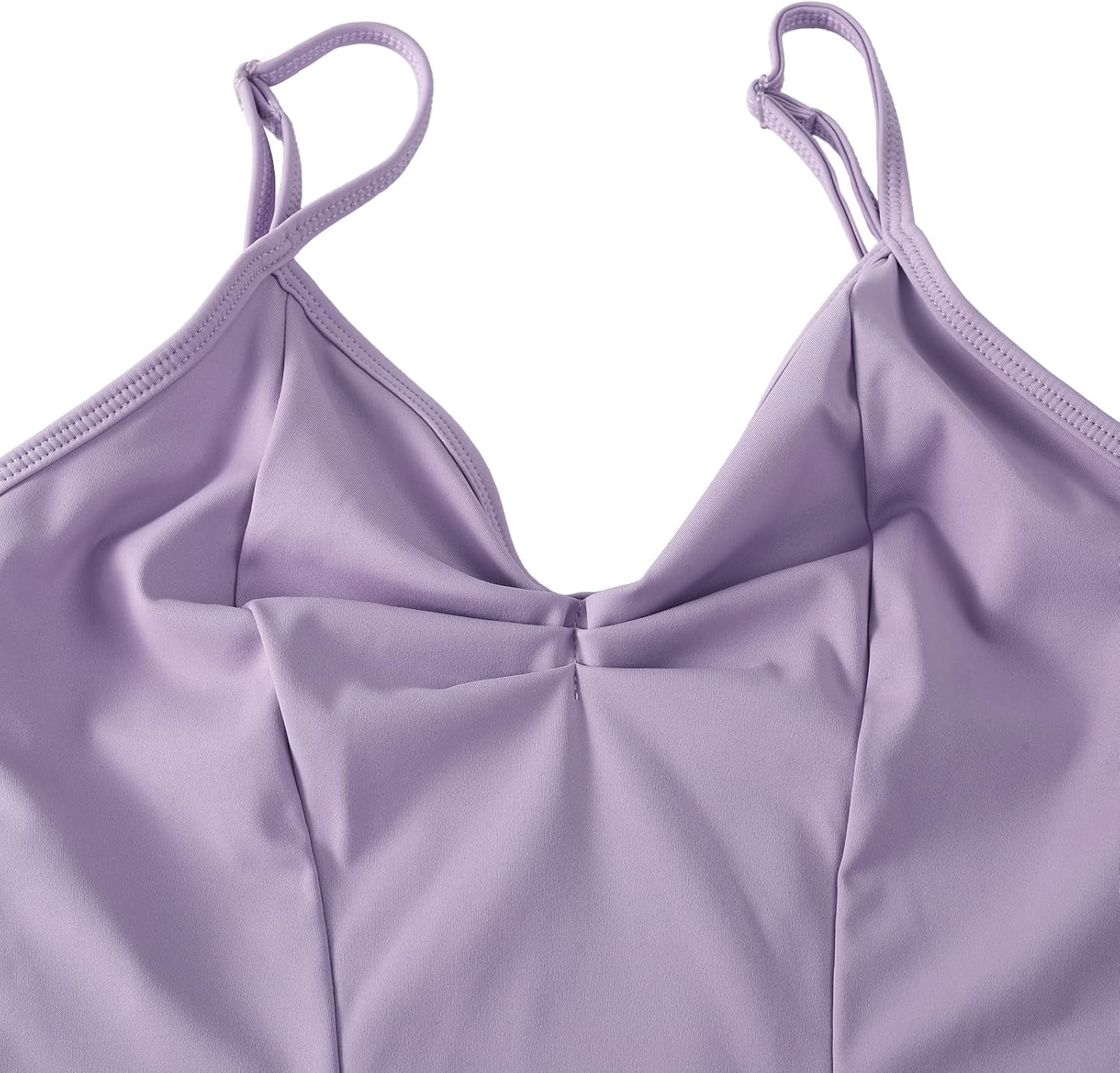 HROYL Women's Classic V-neck Dance Camisole Leotard with Adjustable Straps for Ballet Gymnastics,3S-C11 - Image 4