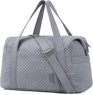 Large Gym Bag with Yoga Mat Buckle, Weekender Overnight Bag for Women, Travel Duffle Bag for Travel Essentials, Carry On Tote Bag Hospital Bag for Labor and Delivery