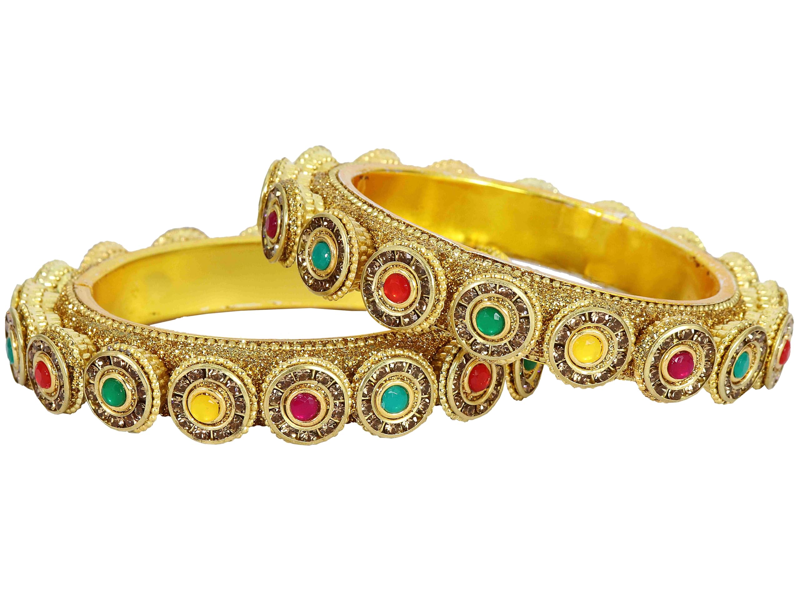See full amazon price history chart for NMII Metal with Golden Zircon Stone & Beads Work Traditional Rajwadi Style Kada Set For Women & Girls | Wedding Bridal Bangles | Metal Kada Kangan | Kanch ke Kada | Chudi Set-(NAB90-GoldMulti-2.4) NMII Metal with Golden Zircon Stone & Beads Work Traditional Rajwadi Style Kada Set For Women & Girls | Wedding Bridal Bangles | Metal Kada Kangan | Kanch ke Kada | Chudi Set-(NAB90-GoldMulti-2.4) (B0D3Q2BCVP) Amazon Price History, Amazon Price Tracker