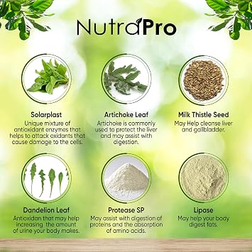 NutraPro Liver Health Formula and Gallbladder Support-Liver Cleanse Detox & Repair to Support Liver Renew