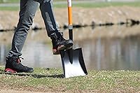 Vista 7 de Ashman - Pala de transferencia resistente (paquete de 1) con mango duradero de 41 pulgadas de largo y hoja, ideal para construcción, paisajismo