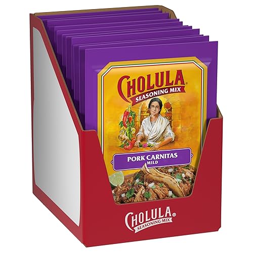 Vista 11 de Cholula Mezcla de condimentos para tacos con chile y ajo, 1 oz (paquete de 12)