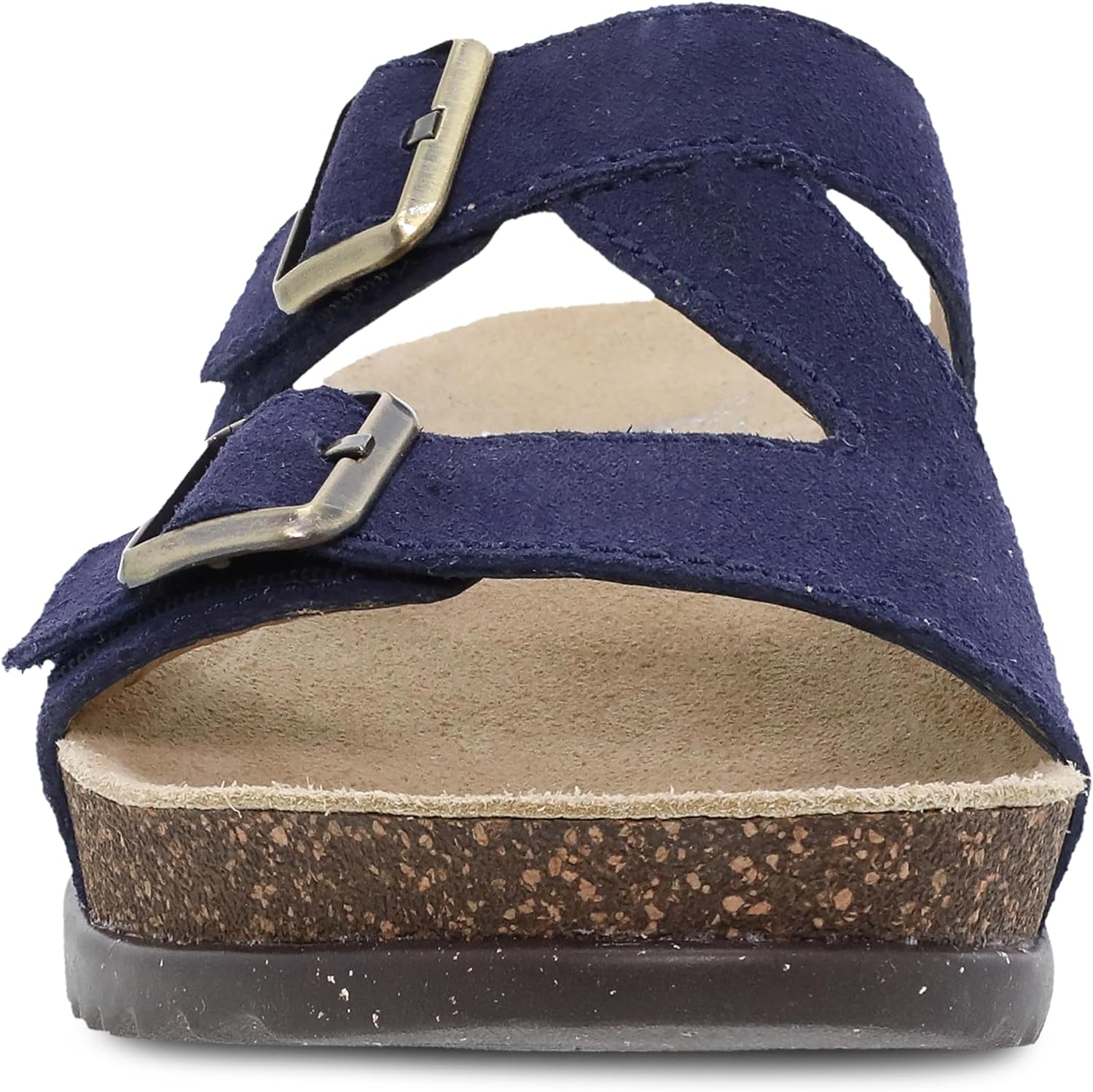 Dansko Dayna Double Buckle, Slip-On Sandal for Women - Cushioned Cork Midsole for Comfort and Shock Absorption - Vibram ECOSTEP EVO Rubber Outsole for Long-Lasting Wear