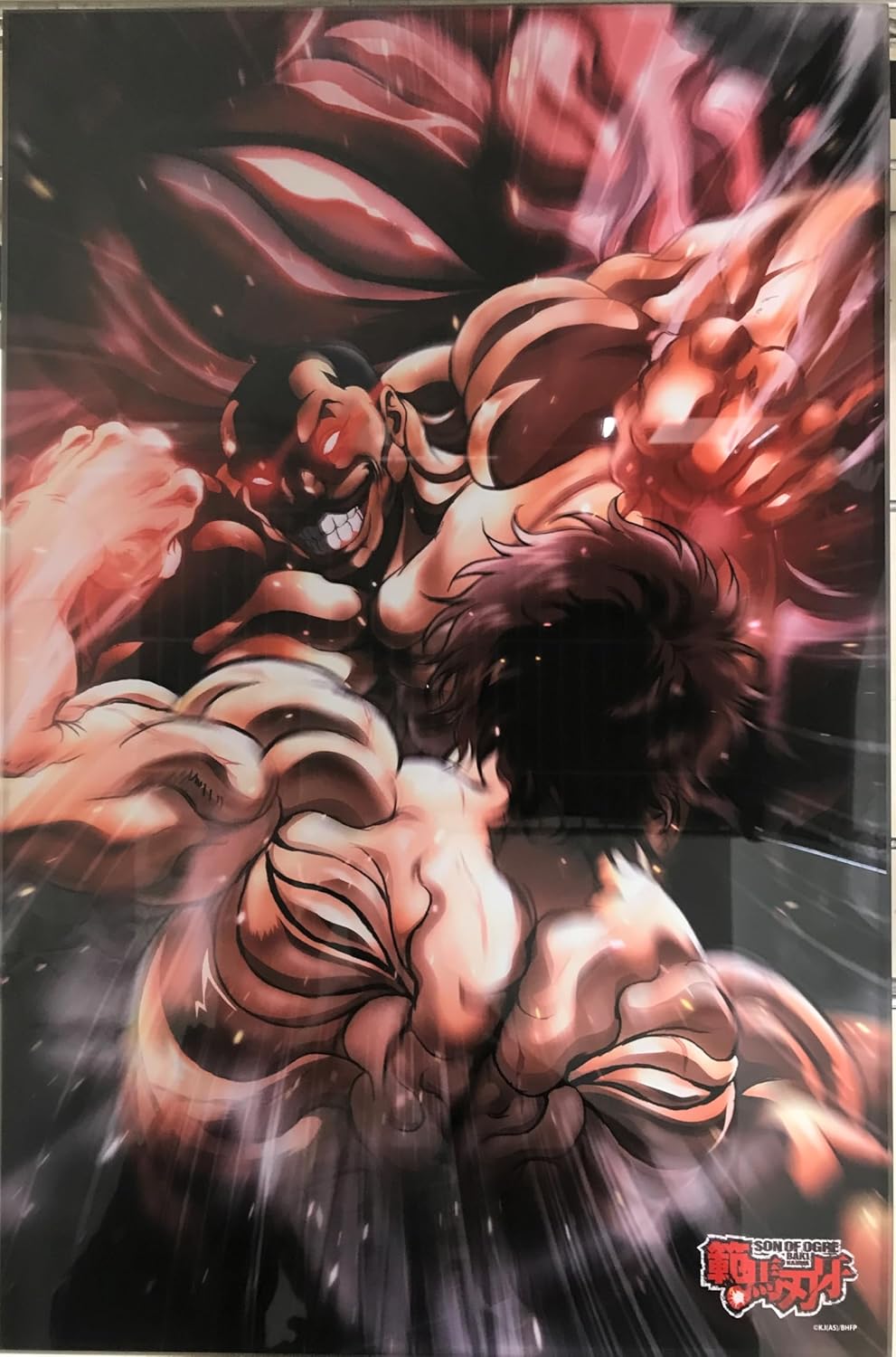 ★¶ 【未使用】範馬刃牙 メタライズアート 範馬刃牙&ビスケット・オリバ 範馬刃牙 メタライズアート キービジュアルB.ver 範馬刃牙