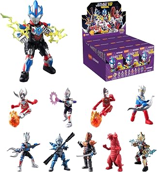 BLOKEES Ultraman | Galaxy Version 9pc PDQ Wave 10 | A Space Drifter | Model Kits | Ages 9+