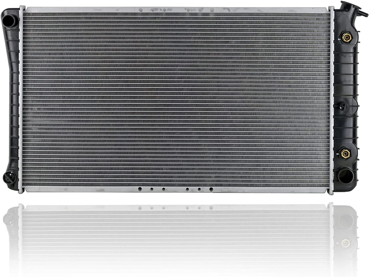 Radiator - Pacific Best Inc. Compatible/Replacement For 396 88-90 Pontiac Bonneville Oldsmobile-98 Regency-88 Delta, 90-90 Buick Le Sabre V6 3.8L - Plastic Tank Aluminum Core