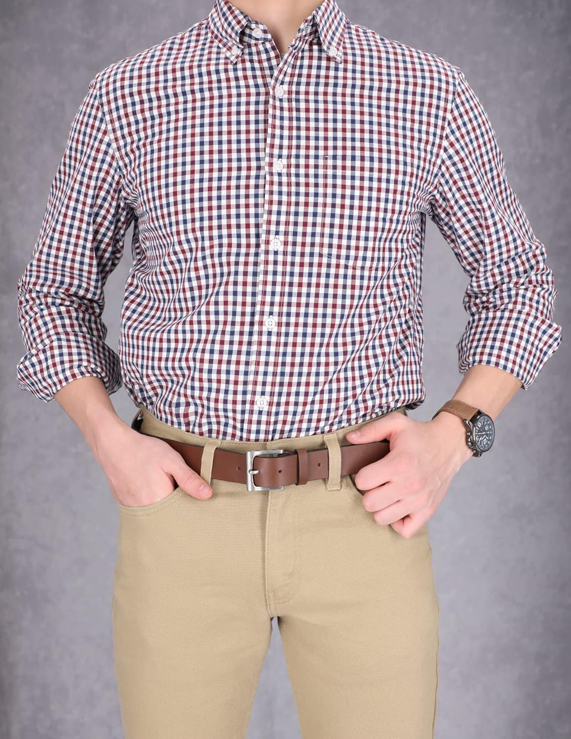 Timberland Men's Classic Leather Jean Belt 1.4 Inches Wide (Big & Tall