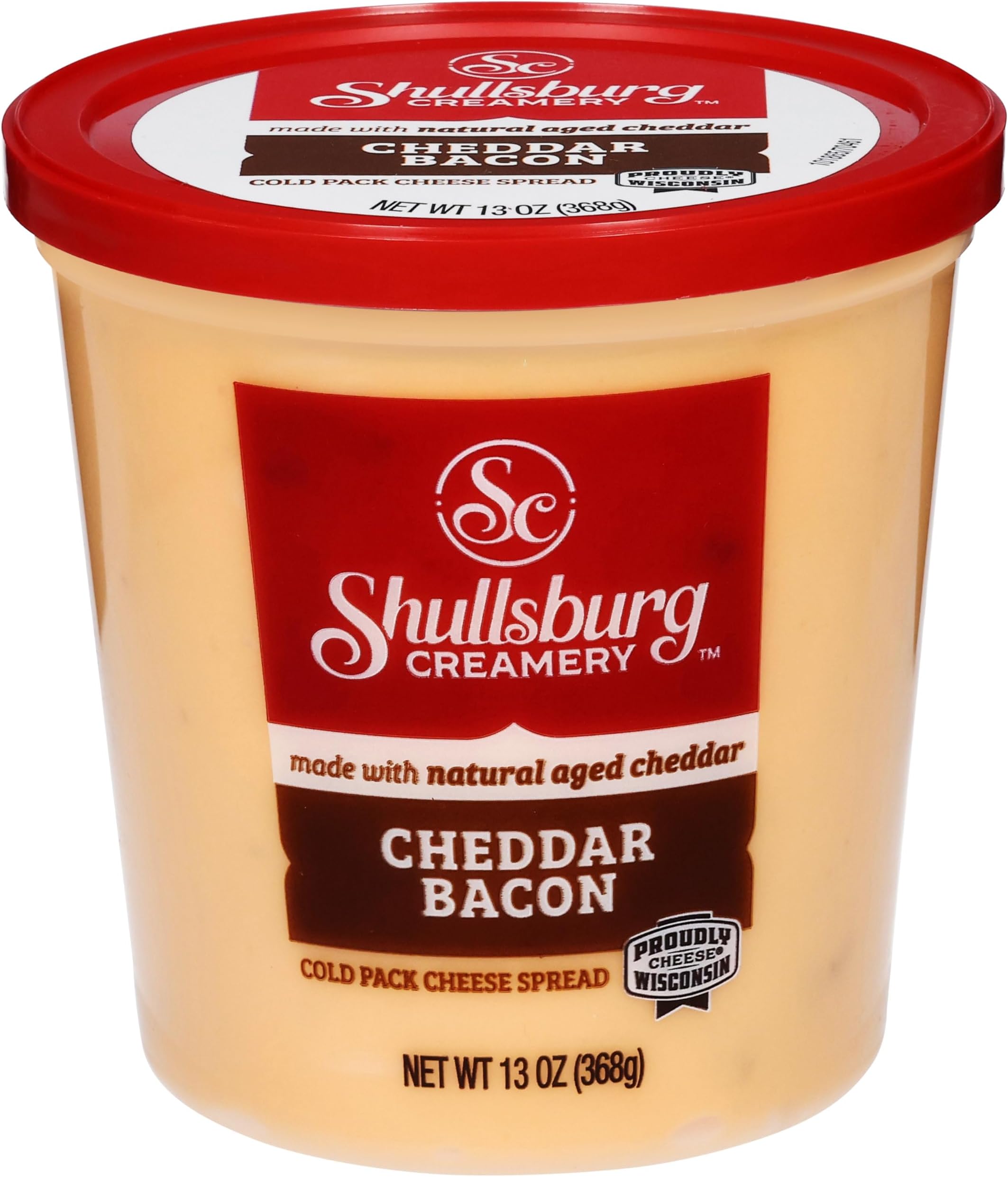 Shullsburg Creamery - Bacon Cold Pack Cheese Spread - 13 oz.