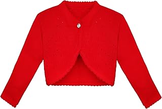 red bolero cardigan