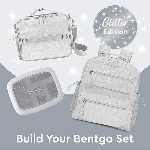 Vista 54 de Bentgo Deluxe - Bolsa de almuerzo aislada, doblemente aislada, duradera y resistente al agua, con bolsillos interiores y exteriores con cremallera