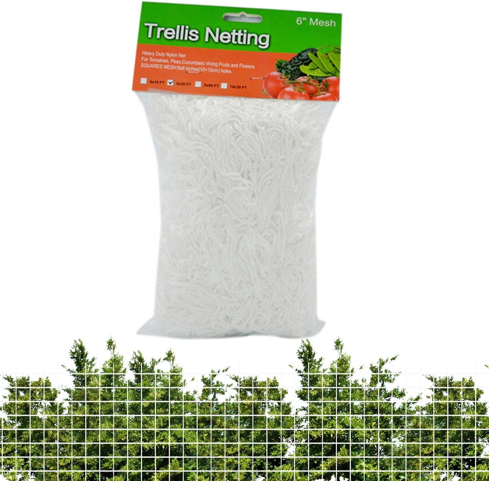 Mesh for Garden Fences, Flexible Flower Net Support - Ideal for Tomatoes, Strawberries, Blueberries, Figs, Cherry Plants, Vegetables, Fruits and Flowers Grow Better