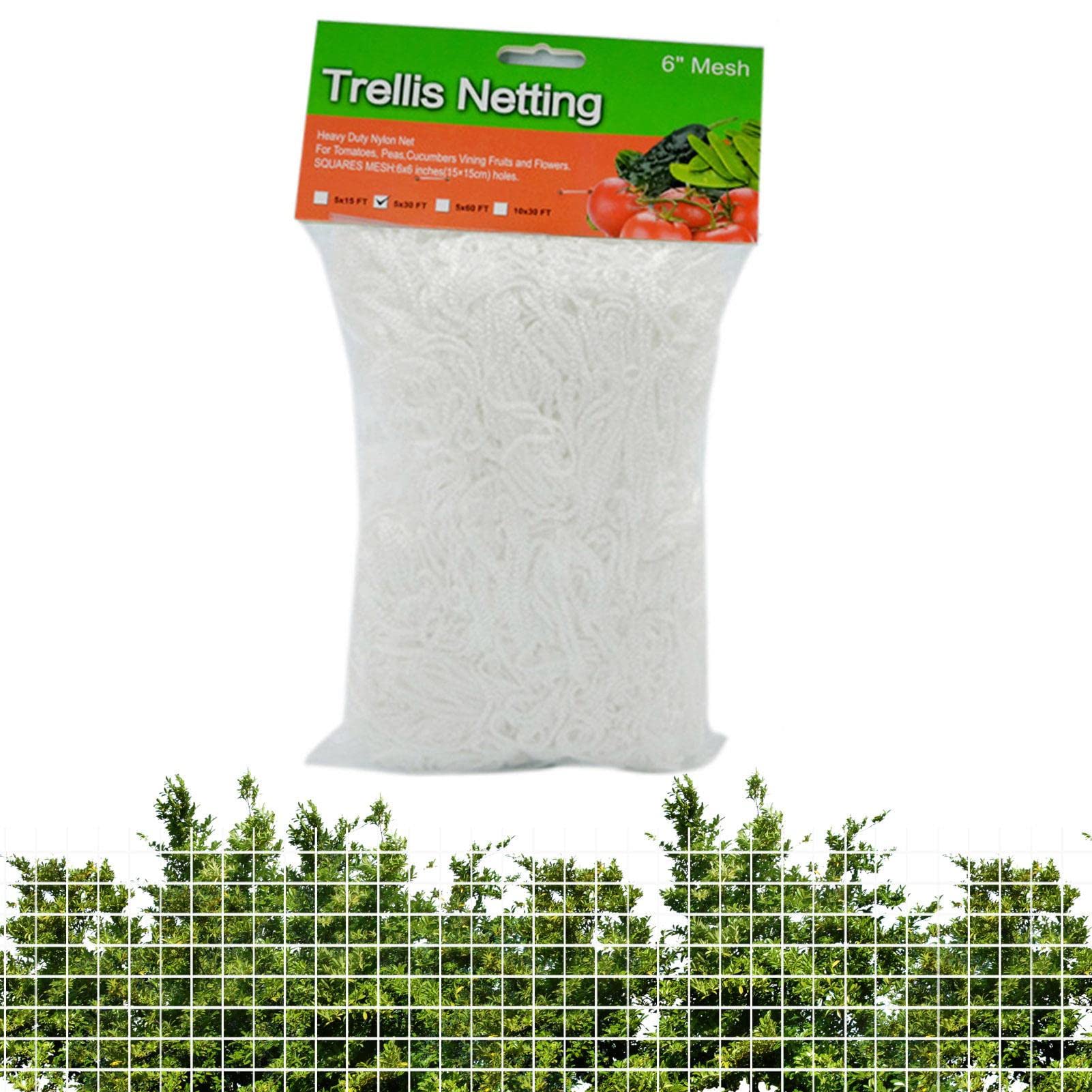Mesh for Garden Fences, Flexible Flower Net Support - Ideal for Tomatoes, Strawberries, Blueberries, Figs, Cherry Plants, Vegetables, Fruits and Flowers Grow Better