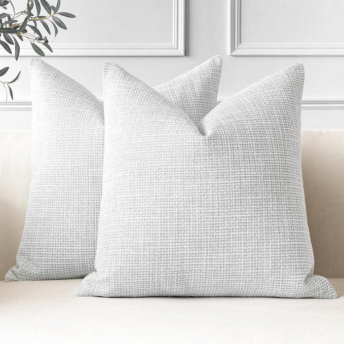 JOTOM Cushion Covers 50x50 cm Linen 2-Pack