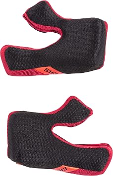 Alpinestars Alpinestars Supertech M10/M8 Cheek Pads +5mm, L, Black/Red