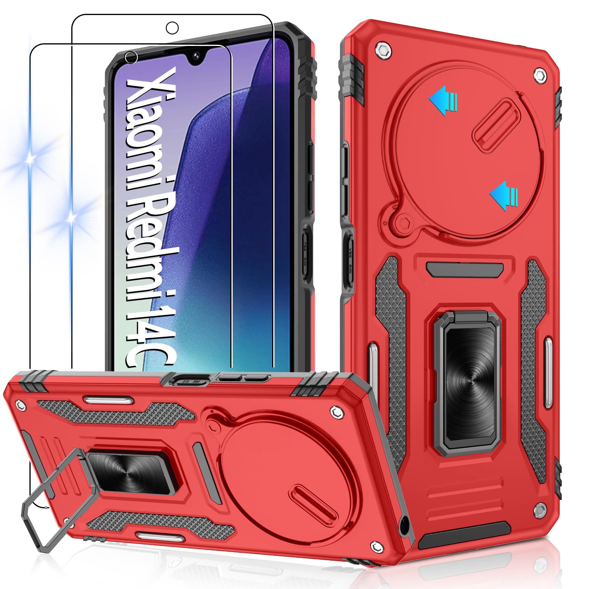 Jshru Handyhülle für Xiaomi Redmi Note 13 Pro 5G /Redmi 14 C/Note 14/Note 14 pro/14T/14T Pro/Note 15 Hülle