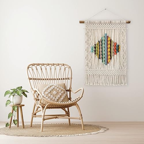 Knots & Beyond 'Haven' Collection, Macrame Wall Hanging, Boho Woven
