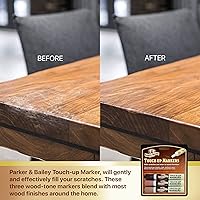 Vista 3 de Parker & Bailey Marcadores de retoque para muebles (juego de 3), marrón (220002)