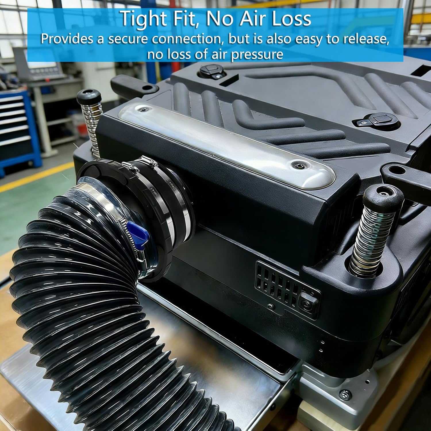 Port Adapters Set of 4 for 4 Inch Workshop Vacuum Hose Smooth Change Between Woodworking Tools