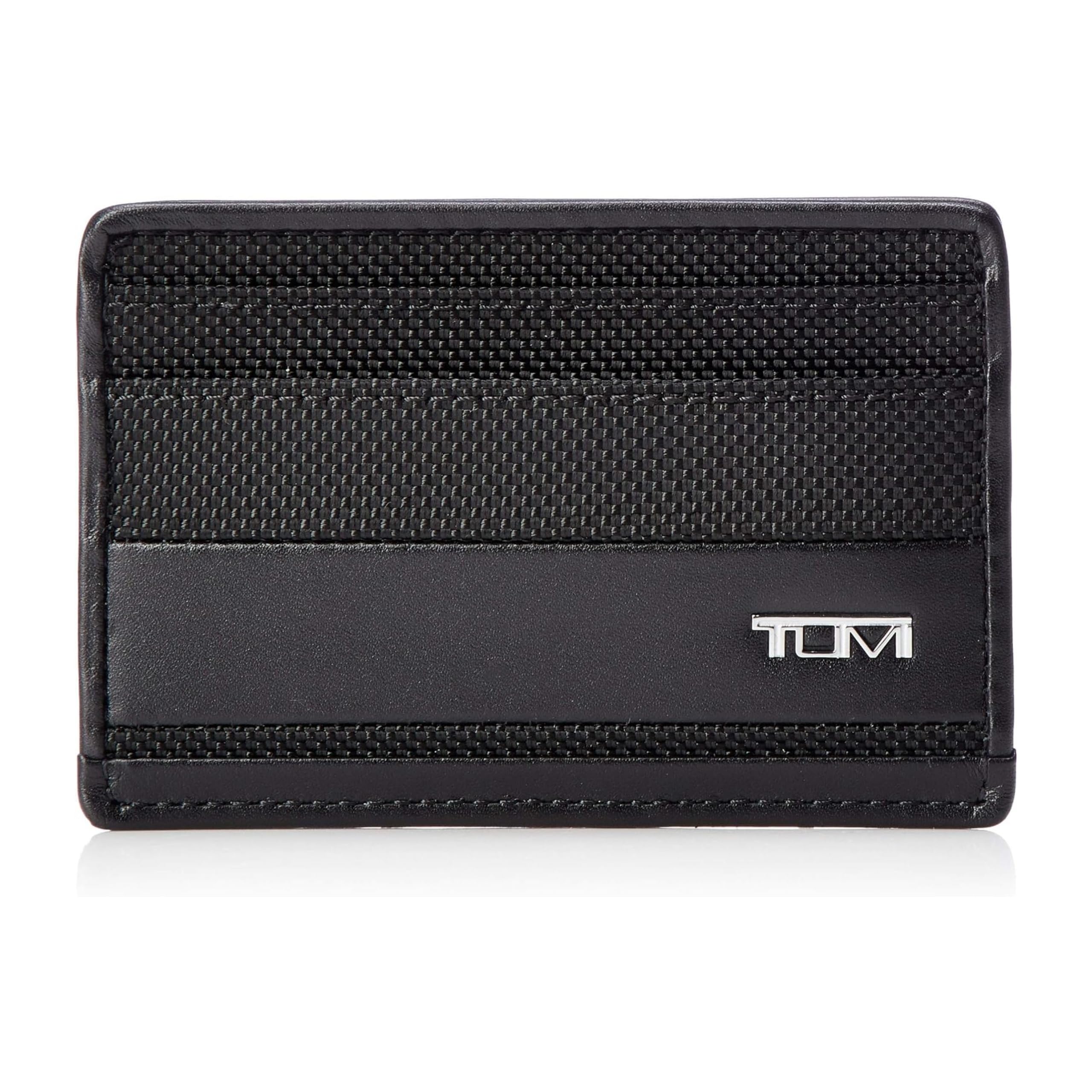 TUMI - Alpha Slim Card Case - Slim Billfold Wallet for Travel - Slip Pocket Wallet - Small Wallet - 2.8" X 4.1" X 0.2" - Black
