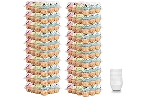 Cupcake Boxes 12 Pack Cupcake Holder for 12 Cupcakes, [12 Count x...