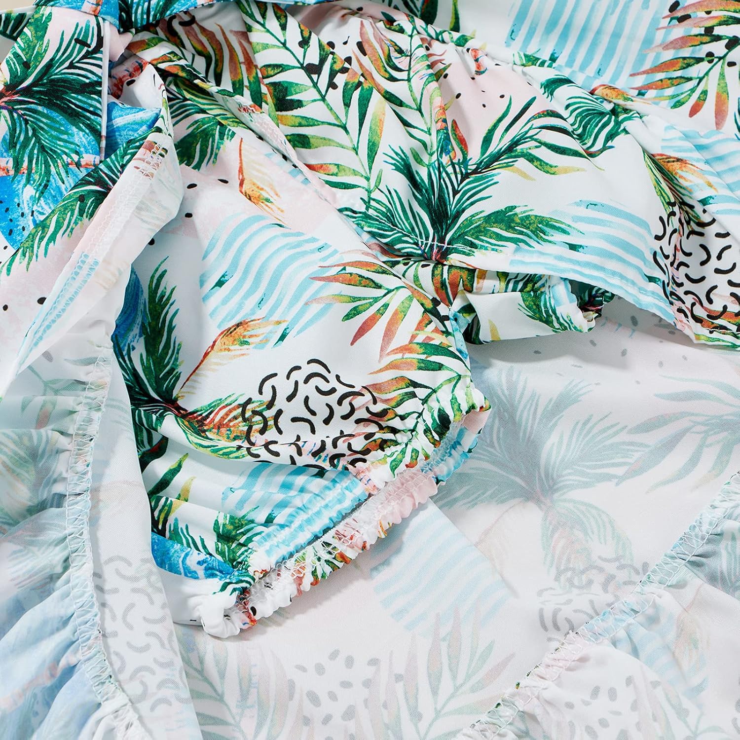 Tiny Cutey Toddler Baby Girl Clothes Ruffle Crop Top +Boho Floral Skirt Summer Dress Outfit Two Piece Set - Image 6