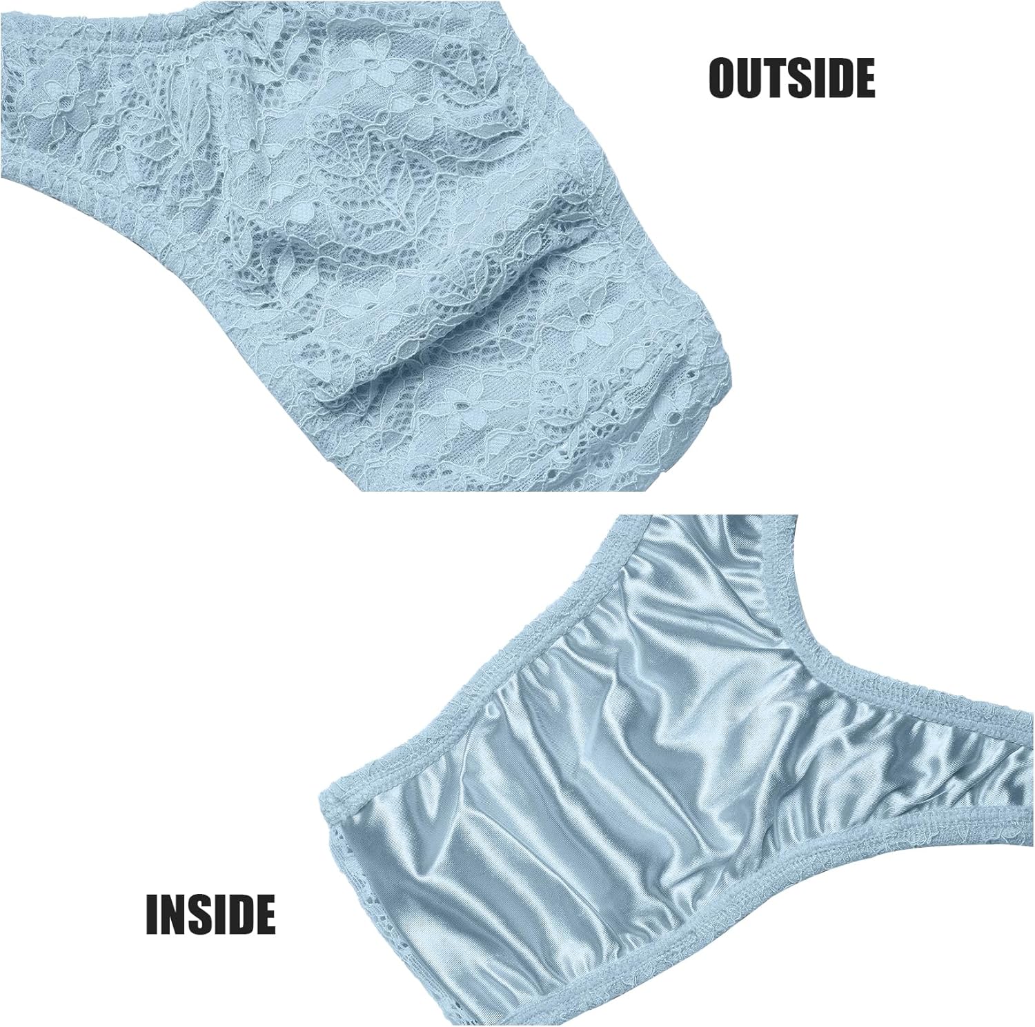 Crossdressing Hiding Gaff Panties Lace Transgender Tucking Shaping Brief Soft Breathable - Image 5