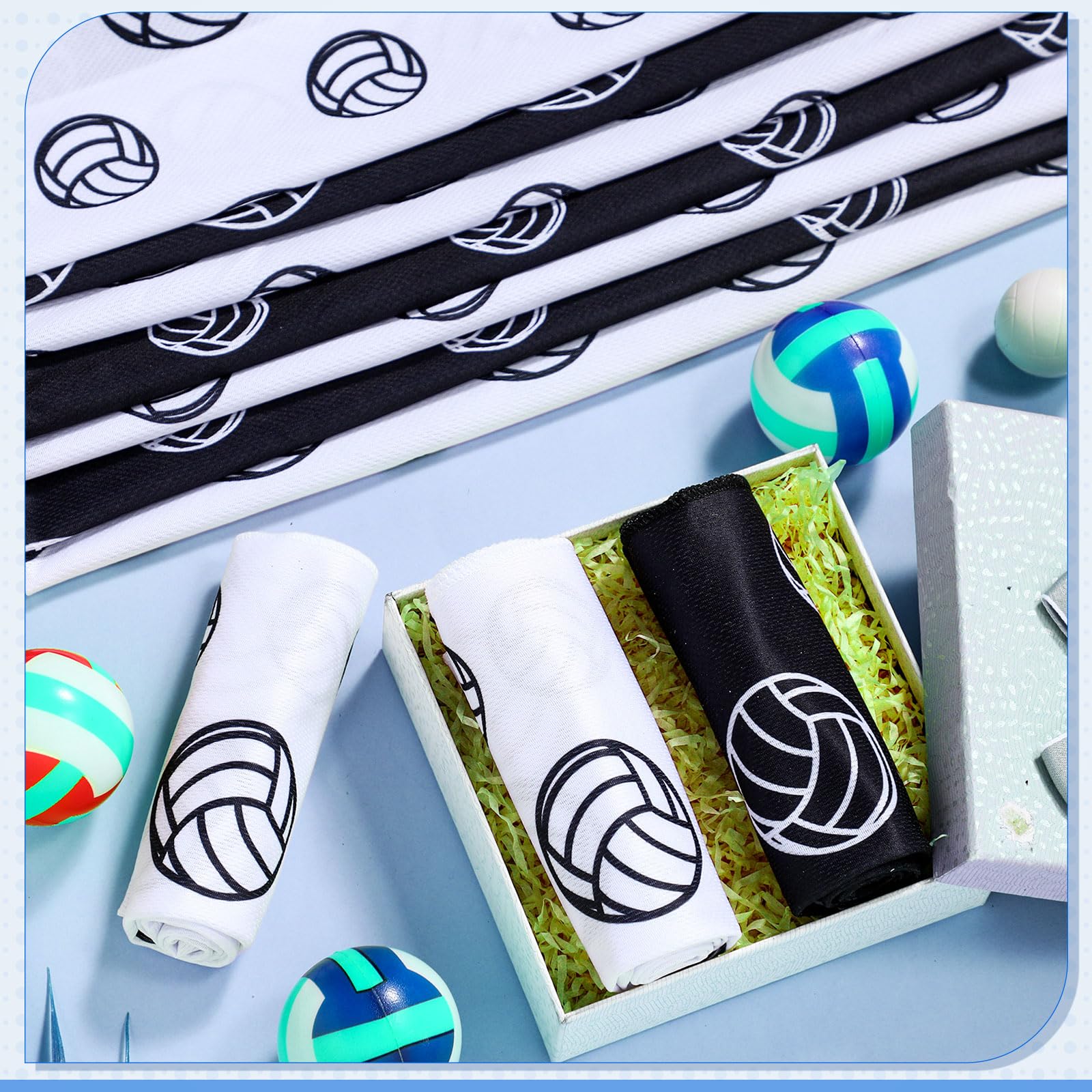 Asciugamani rinfrescanti sportivi da baseball, basket, softball, traspirante, 101 x 30 cm, asciugamano in microfibra per ghiaccio, ad asciugatura rapida, per sport, feste, regali di squadra (nero,