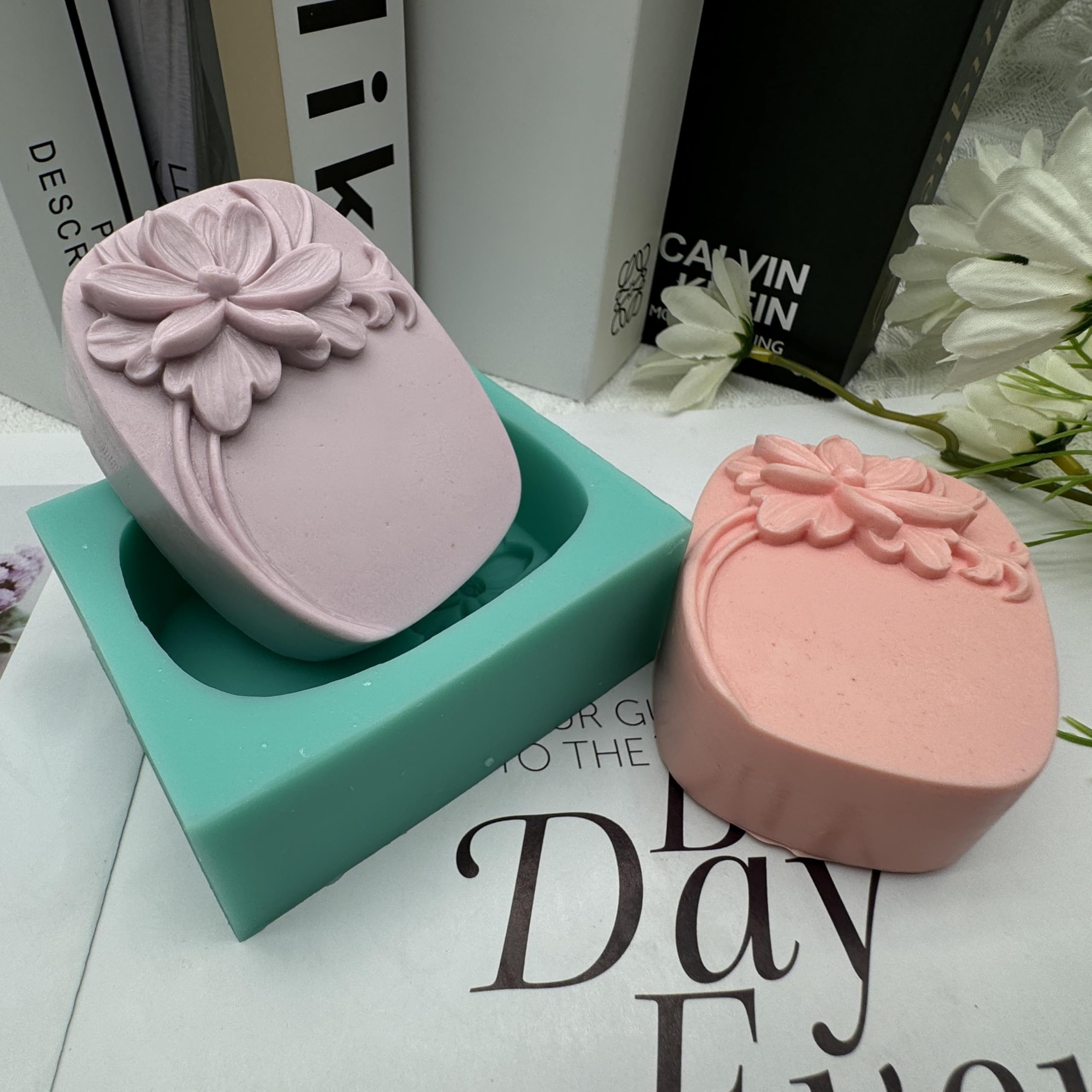 GreatMold kwiat lotosu kreatywne formy do mydła lotosu silikonowa forma do mydła do produkcji mydła świeca czekoladowe cukierki silikonowe formy do pieczenia kremówka (Lotus)
