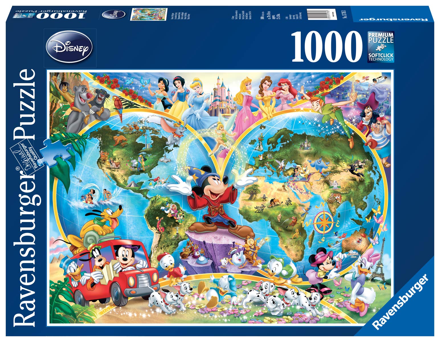 Buy Disney World 1000 Piece Jigsaw Puzzle Featuring The Entire Disney