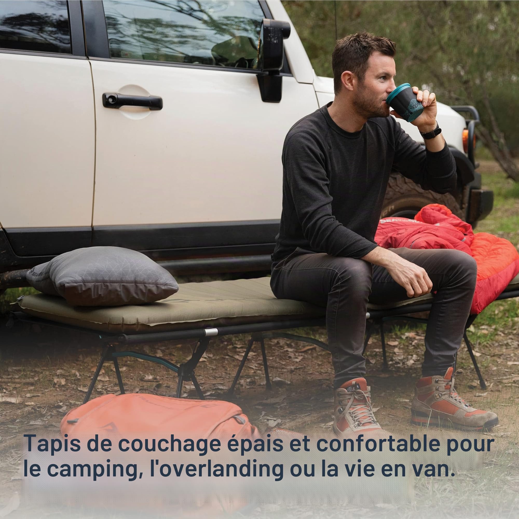 Camp Plus Self Inflating Regular - C: verde oscuro